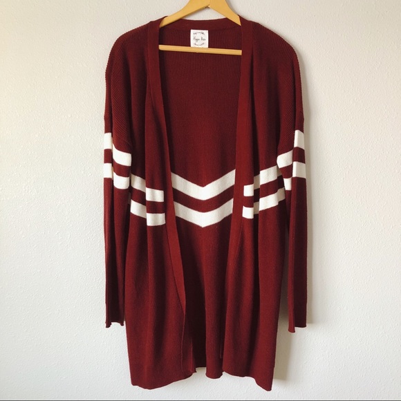 Hippie Rose Sweaters - Hippie Rose sweater large maroon